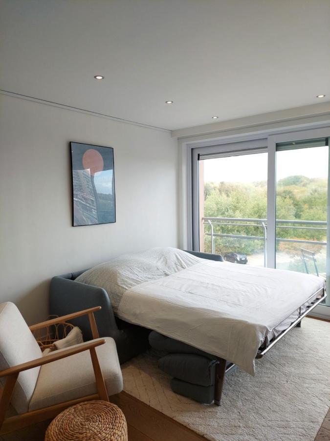 Studio 3 Bredene Met Strandcabine Ngoại thất bức ảnh